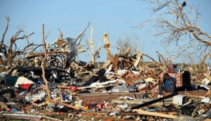 Tornado ravages Texas town as storms rake across US South