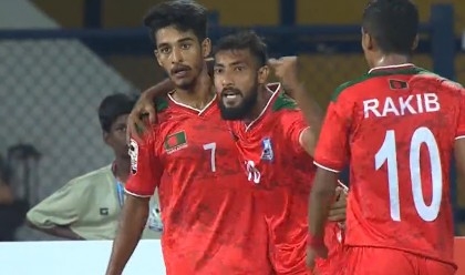 SAFF Championship 2023: Bangladesh lead Bhutan 3-1 at half-time
