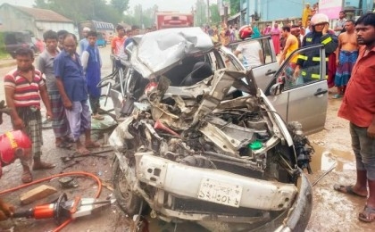 Head-on collision kills two in Gaibandha