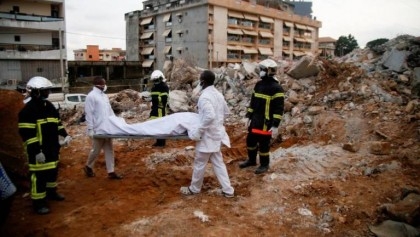 Six killed in building collapse in Ivory Coast's main city