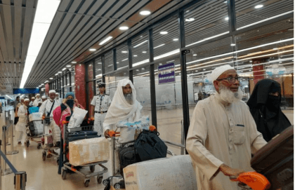 Biman's 1st return hajj flight arrives