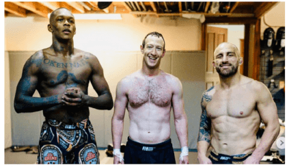 Mark Zuckerberg looks shredded, posts pic after training session with MMA fighters