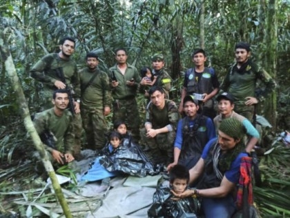 Colombian kids rescued after 40 days in jungle leave hospital


