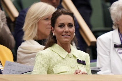 Kate, the Princess of Wales, back in the Royal Box at Wimbledon for the women's final