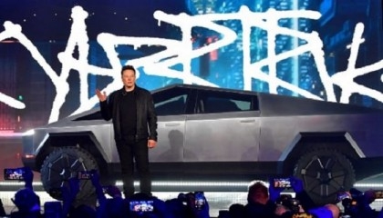 Tesla rolls out its first electric pickup, the Cybertruck