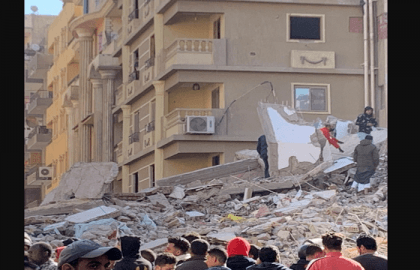 An apartment building collapses in Cairo, killing at least 7: Egypt's state media