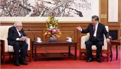 Xi meets Kissinger as US seeks closer ties with China