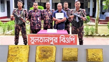 Man arrested with 2.35kg gold in Chuadanga