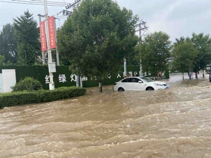 China: Flood detention reservoirs manage flooding in Hebei

