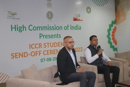 Indian HC hosts send-off reception for new ICCR scholars

