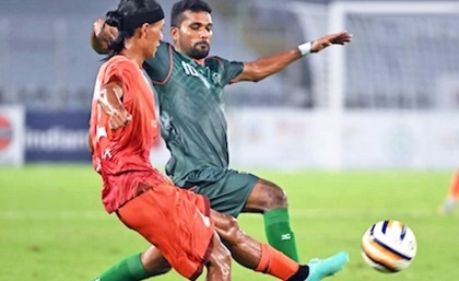 Bangladesh Army play goalless draw with Punjab FC in Durand Cup group match 