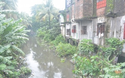 Cannal grabbers destroy drainage system of Barishal 