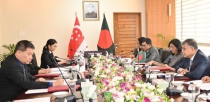 Bangladesh-Singapore 3rd Bilateral Consultations Held in Dhaka

