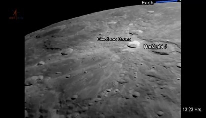 India's lunar lander sends close-up photos of Moon
