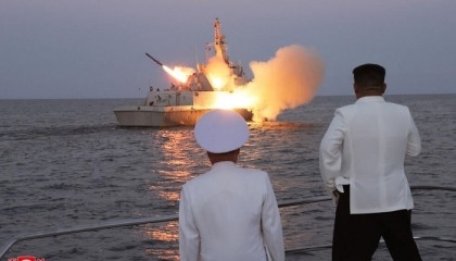 N. Korea's Kim oversees cruise missile test as Seoul, US start drills