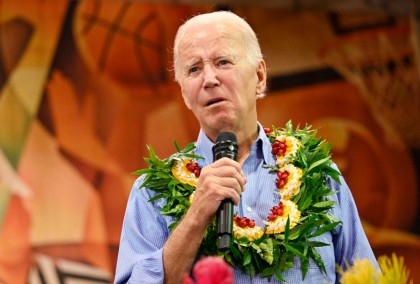 Biden tells Hawaii fire survivors: 'We're with you'