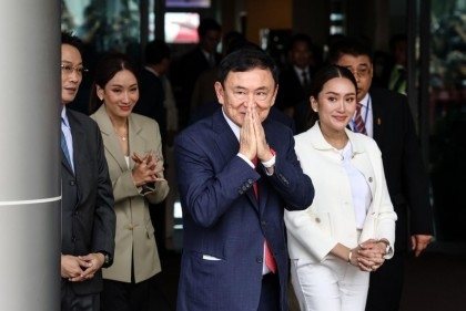 Thailand's Thaksin moved to hospital after exile return