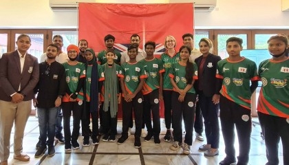 British envoy hosts Bangladesh Team before the Street Child Cricket World Cup 2023 in Chennai