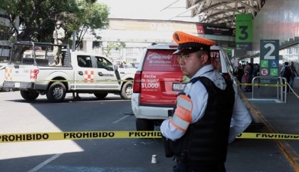 Two police injured in Mexico City airport shooting