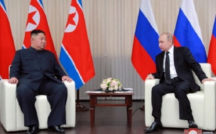North Korea's Kim in Russia for Putin talks