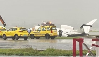 8 injured after private aircraft skids off Mumbai airport runway