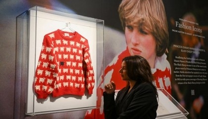 Princess Diana's 'Black Sheep' sweater sells at auction for $1.1 mn