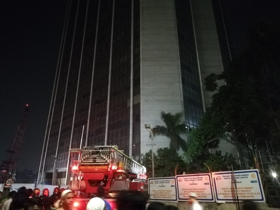 Fire at Sena Kalyan Bhaban put off


