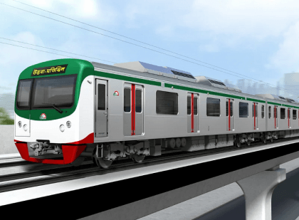 Agargaon-Motijheel route metro rail to open Oct 20