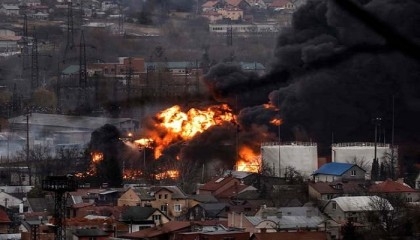 Drones attack Ukraine's Lviv, explosions heard: AFP