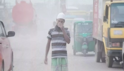 Dhaka’s air 5th worst in the world this morning