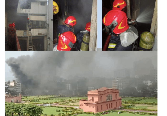 Fire breaks out at sweetmeat shop in Lalbagh