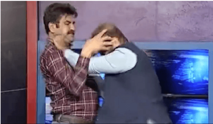 Watch: Pak leaders pull hair, slap each other during live TV debate