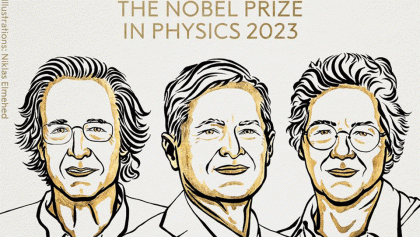Nobel in Physics goes to Agostini, Krausz, L’Huillier