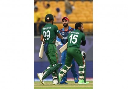 Mehidy stars as Bangladesh overwhelm Afghanistan in World Cup

