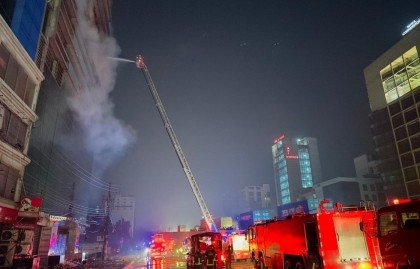 Fire at Uttara’s Syed Grand Centre doused after over 3 hours