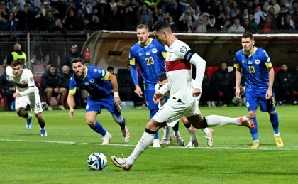 Ronaldo hits two as Portugal thrash Bosnia and Herzegovina