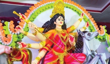Durga Puja begins with Maha Shashthi