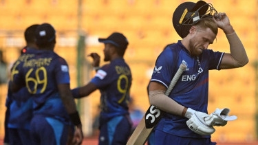 Dismal England bowled out for 156 by Sri Lanka at World Cup