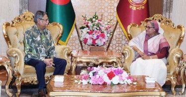 PM meets President at Bangabhaban