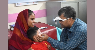 Eye screening of children aged under 5 begins for the first time in Dhaka slums