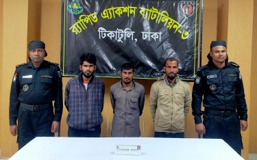 3 arrested along with 30 crude bombs, 28 petrol bombs in Dhaka: RAB