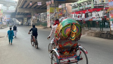 Quiet Dhaka streets on Election Day amid tight security and transport restrictions