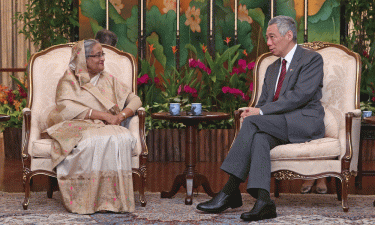 Singapore PM greets Sheikh Hasina on re-election as PM
