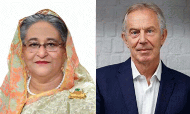 Tony Blair congratulates Sheikh Hasina on her re-election as PM