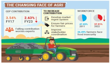 Economy grows, agriculture falters