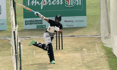 Desperate Shakib completes self-batting practice in Sylhet