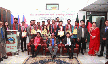 Book on Nepal-Bangladesh friendship launched at Nepal Embassy