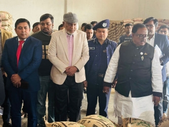 Food minister visits auto rice mills in Kushtia, 2 warehouses sealed off