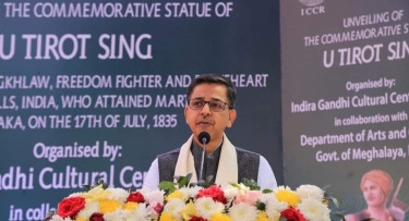 Meghalaya deputy CM, Indian HC unveil statue of U Tirot Sing in Dhaka
