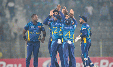 Sri Lanka hold their nerve to win a thriller in Sylhet